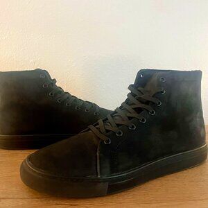 Thursday Boot Company Premier High Top Black  Leather Sneakers 10 Men's Shoes